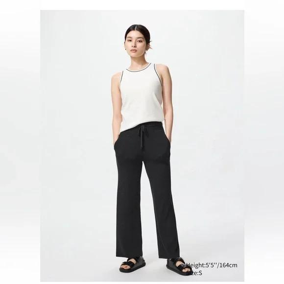 UNIQLO Women’s Washable Ribbed Knit Pants - Picture 2 of 6